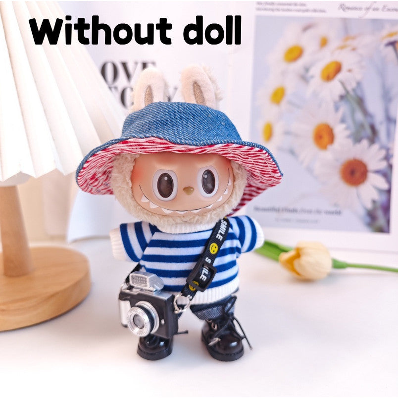 【Ready Stock】 LABUBU The  Exciting Macaroon / Sitting Posture Party Doll Clothes Accessories Set Not Original 拉布布配件