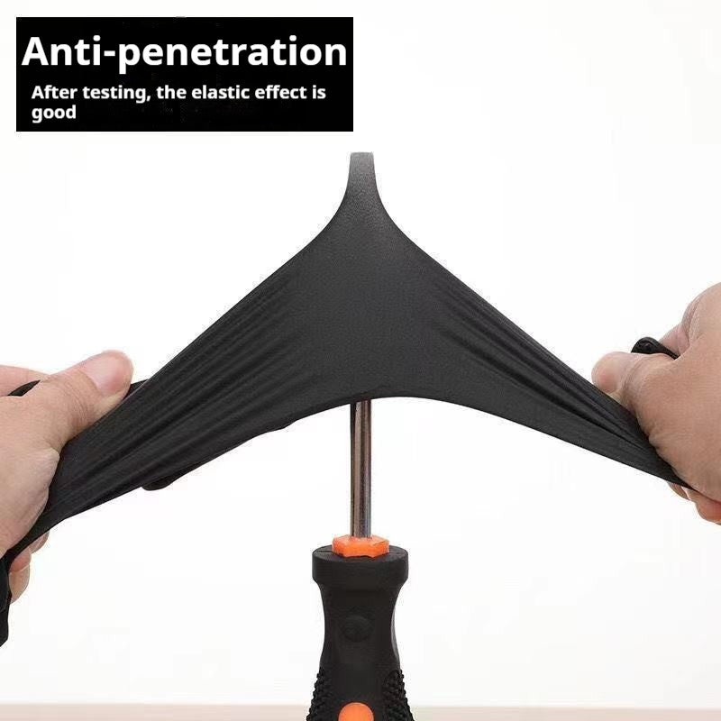 (READY STOCK) 100pcs Disposable Nitrile Gloves Black/Blue Sarung Tangan Hitam/Biru 一次性手套 S/M/L/XL