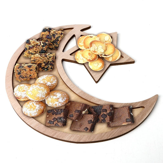 Wooden Pendant EID Mubarak 2025 Ramadan Decoration For Home Kareem Ramadan And Eid Decor Eid AL Adha Islamic Muslim