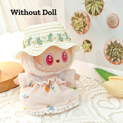 【Ready Stock】 LABUBU The  Exciting Macaroon / Sitting Posture Party Doll Clothes Accessories Set Not Original 拉布布配件