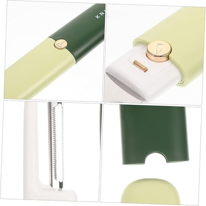 2 in 1 Portable Stainless Steel Fruit Peeler Knife Multifunction Peeler Home Kitchen Outdoor Fruit Knives 削皮水果刀