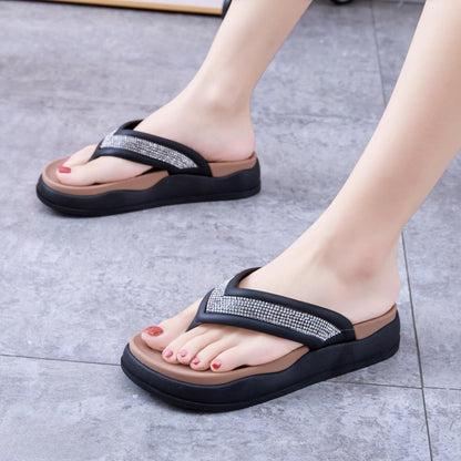 (READYSTOCK) Flip-Flops women's  wear summer fashion flat non-slip bottom Internet celebrity new  sandals 500-H7