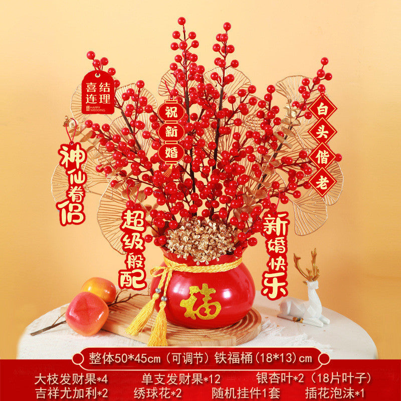 2025 Snake Year Fu Bucket DIY Material Package New Year Decoration Supplies 2025蛇年福桶diy材料包新年装饰布置用品抱抱桶乔迁之喜摆件