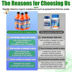 【READY STOCK】500ml Powerful Pipe Dredging Agent – Sink, Toilet, Floor Drain Cleaner 强力管道疏通剂