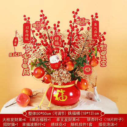 2025 Snake Year Fu Bucket DIY Material Package New Year Decoration Supplies 2025蛇年福桶diy材料包新年装饰布置用品抱抱桶乔迁之喜摆件