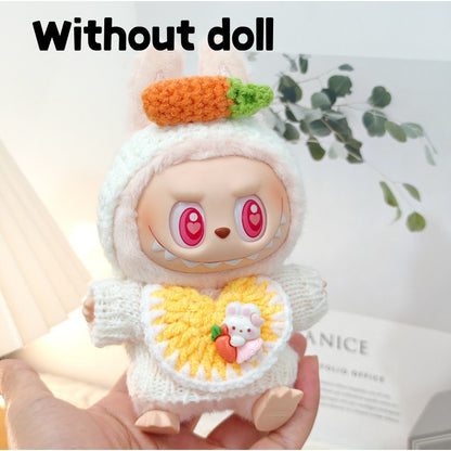 【Ready Stock】 LABUBU The  Exciting Macaroon / Sitting Posture Party Doll Clothes Accessories Set Not Original 拉布布配件