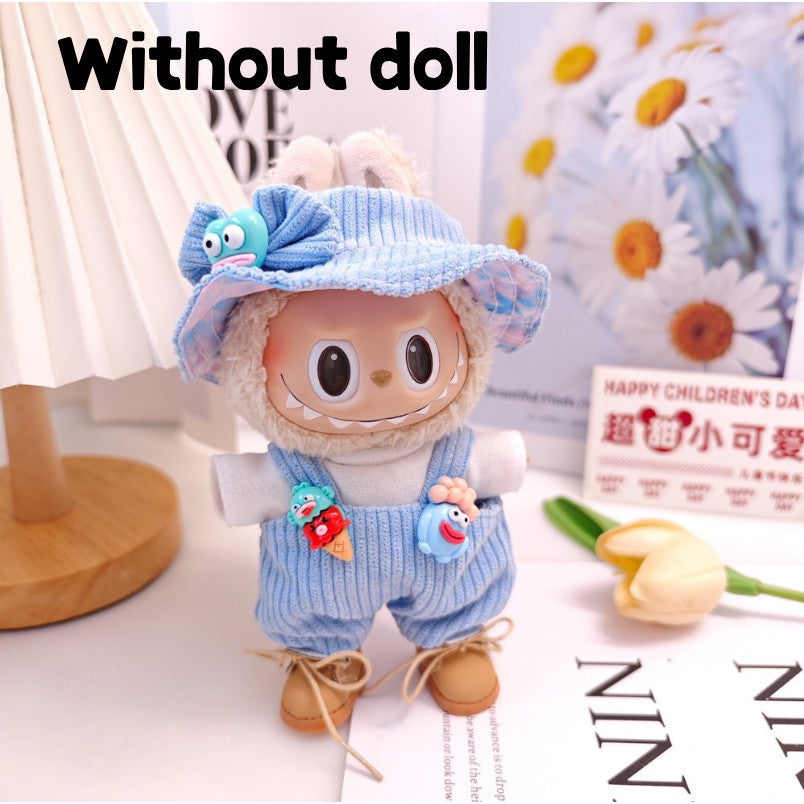 【Ready Stock】 LABUBU The  Exciting Macaroon / Sitting Posture Party Doll Clothes Accessories Set Not Original 拉布布配件