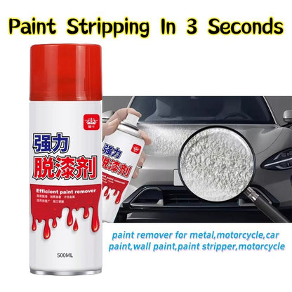 READY STOCK!!! 500ml Paint remover for metal powerful Quick paint removal in 30 seconds efficient paint remover 强力脱漆剂