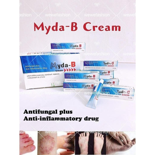READY STOCK!!!Thailand MYDA-B ANTI-INFLAMMATORY ANTIFUNGAL CREAM 15g 邁拉味药膏 廯膏 香港脚