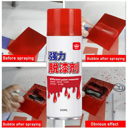 READY STOCK!!! 500ml Paint remover for metal powerful Quick paint removal in 30 seconds efficient paint remover 强力脱漆剂