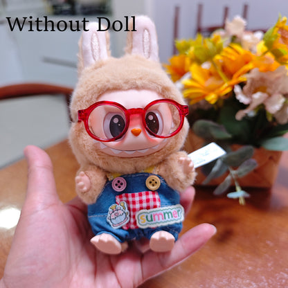 【Ready Stock】 LABUBU The  Exciting Macaroon / Sitting Posture Party Doll Clothes Accessories Set Not Original 拉布布配件