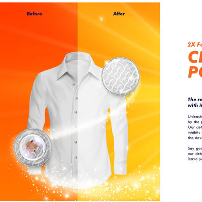 READY STOCK HERO 99 DETERGENT PERFUME REFILL PACK 3.2KG/3.5KG 1 Box Of 4 Pack