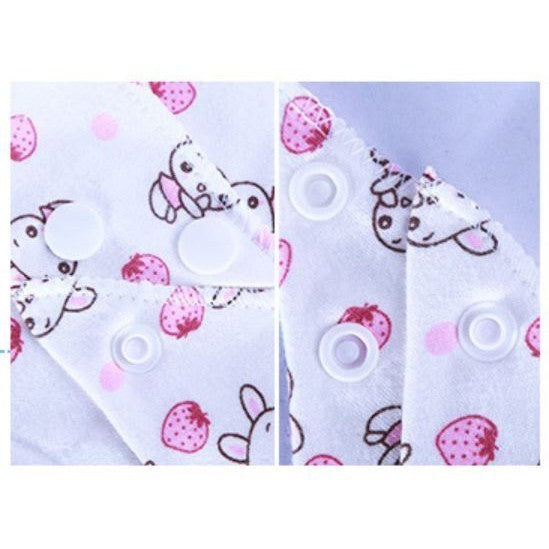 READY STOCK!!!Baby Kids Triangle Towel Baby Cotton Toddler Towel Baby Bib With Button Bibik Bayi 343
