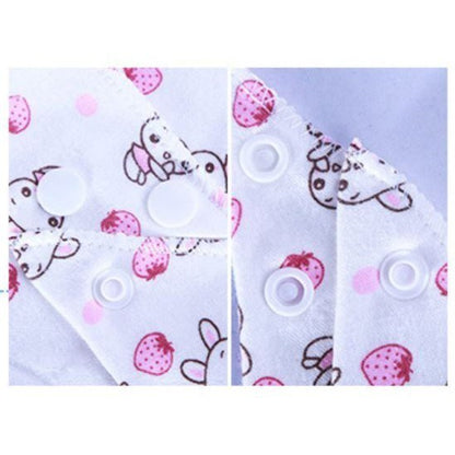 READY STOCK!!!Baby Kids Triangle Towel Baby Cotton Toddler Towel Baby Bib With Button Bibik Bayi 343
