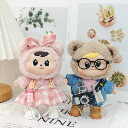 【Ready Stock】 LABUBU The  Exciting Macaroon / Sitting Posture Party Doll Clothes Accessories Set Not Original 拉布布配件