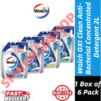 READY STOCK!!! Walch Antibacterial Laundry Detergent Refill Pack 2L 1 Box of 6 Pack