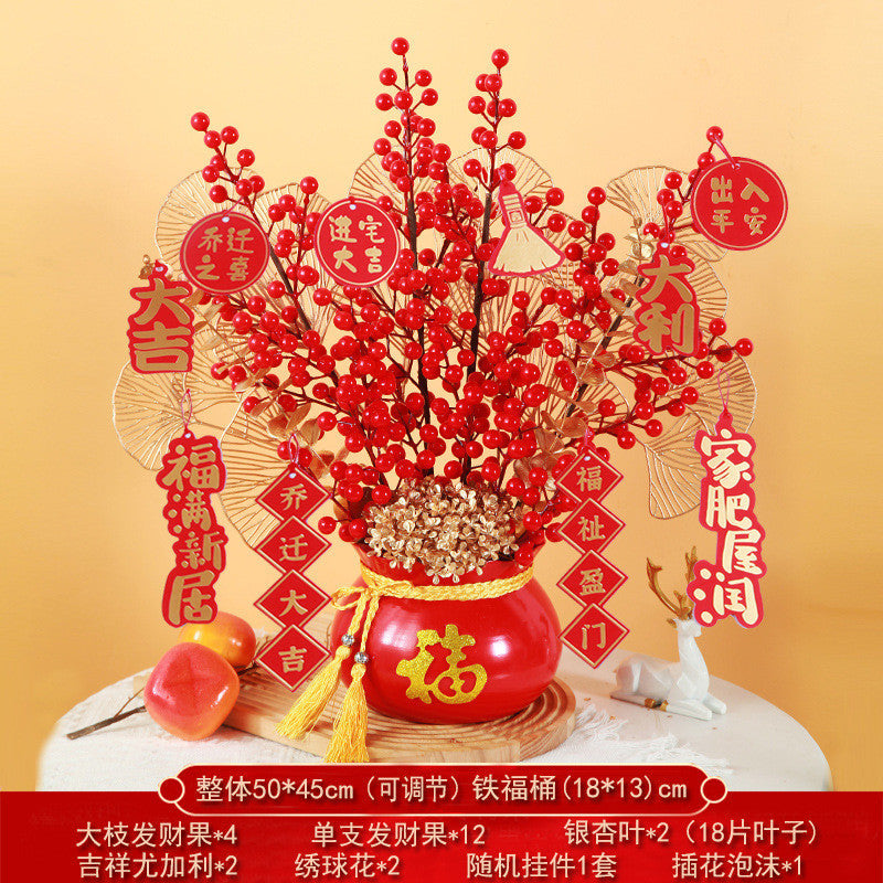 2025 Snake Year Fu Bucket DIY Material Package New Year Decoration Supplies 2025蛇年福桶diy材料包新年装饰布置用品抱抱桶乔迁之喜摆件