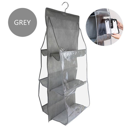[READY STOCK] Non-Woven Dustproof Hanging Wardrobe Bag Storage with Steel Hanger Beg Penyimpan Anti-Habuk 防尘收纳袋
