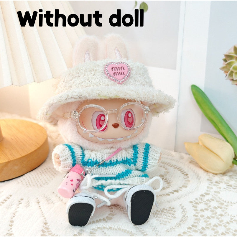 【Ready Stock】 LABUBU The  Exciting Macaroon / Sitting Posture Party Doll Clothes Accessories Set Not Original 拉布布配件
