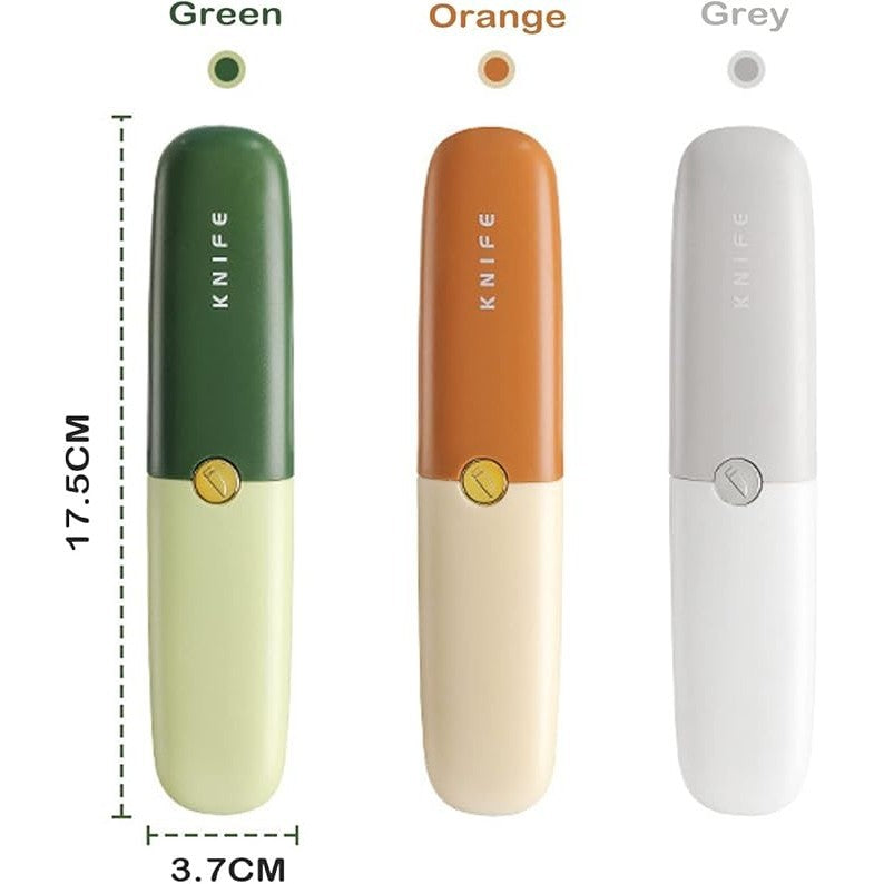 2 in 1 Portable Stainless Steel Fruit Peeler Knife Multifunction Peeler Home Kitchen Outdoor Fruit Knives 削皮水果刀