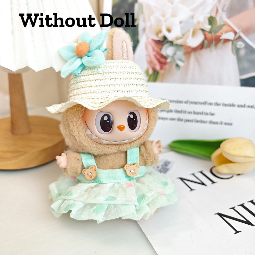【Ready Stock】 LABUBU The  Exciting Macaroon / Sitting Posture Party Doll Clothes Accessories Set Not Original 拉布布配件