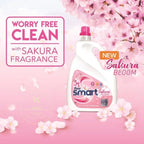 【READY STOCK】Daia Smart All-In Softergent Liquid Detergent 3.6kg 1 Box of 4 Bottle