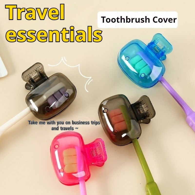 【READY STOCK】Toothbrush Head Cover | Portable Travel Toothbrush Cap | Hygienic Dustproof Toothbrush Protector 牙刷头保护套