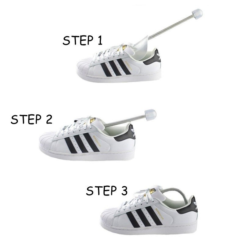 SHAPE KEEPER | 塑型：专业级弹簧自动调节鞋撑 Adjustable Shoe Spring Stretcher · Anti-Deformation Aesthetic