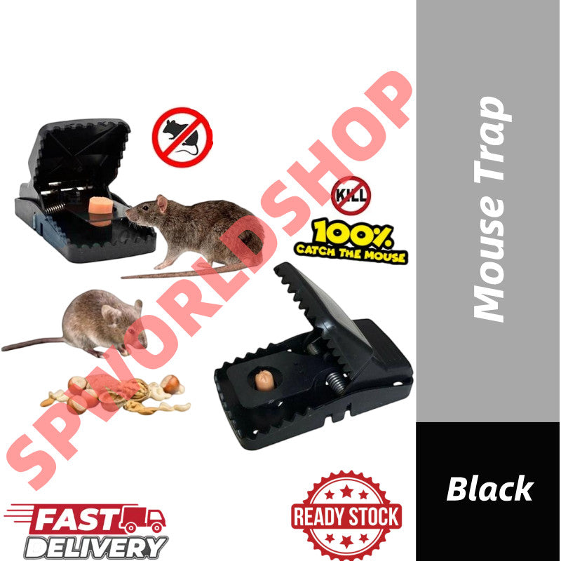 【READY STOCK】Mouse Trap | Strong Rat Trap Catcher | Reusable Rodent Control Snap Trap 老鼠夹