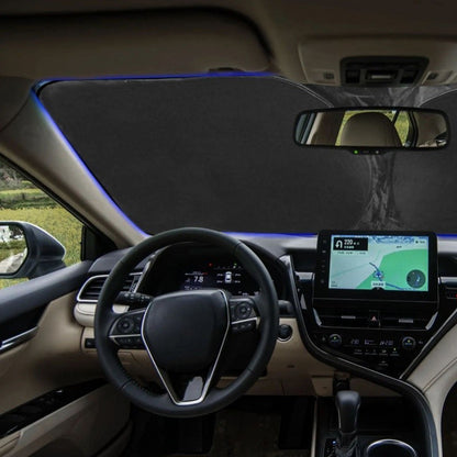 READY STOCK!!! Car Sunshade Reflective Laser Windshield Sun Shade UV Protection Foldable Sun Block Cover 镭射汽车遮阳挡