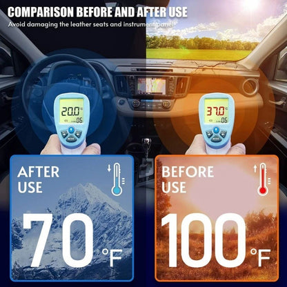 READY STOCK!!! Car Sunshade Reflective Laser Windshield Sun Shade UV Protection Foldable Sun Block Cover 镭射汽车遮阳挡