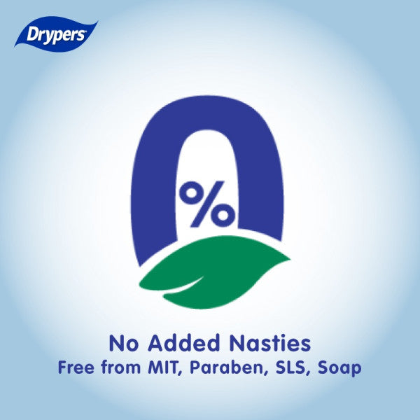 DRYPERS CARE | 婴儿二合一洗护液：220ml 随身装、无泪配方 | 新生儿全身适用 Drypers Baby Head To Toe Wash | Hypoallergenic & Gentle Body Wash