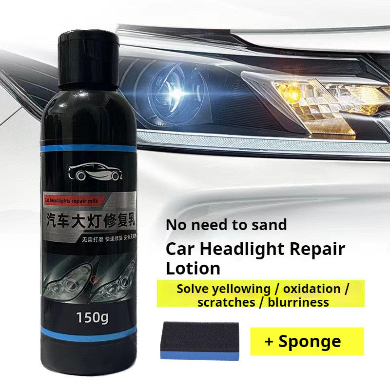 READY STOCK!!! Car Headlight Repair Lotion | Powerful Headlamp Cleaner & Restoration Polishing Cream 汽车大灯修复乳