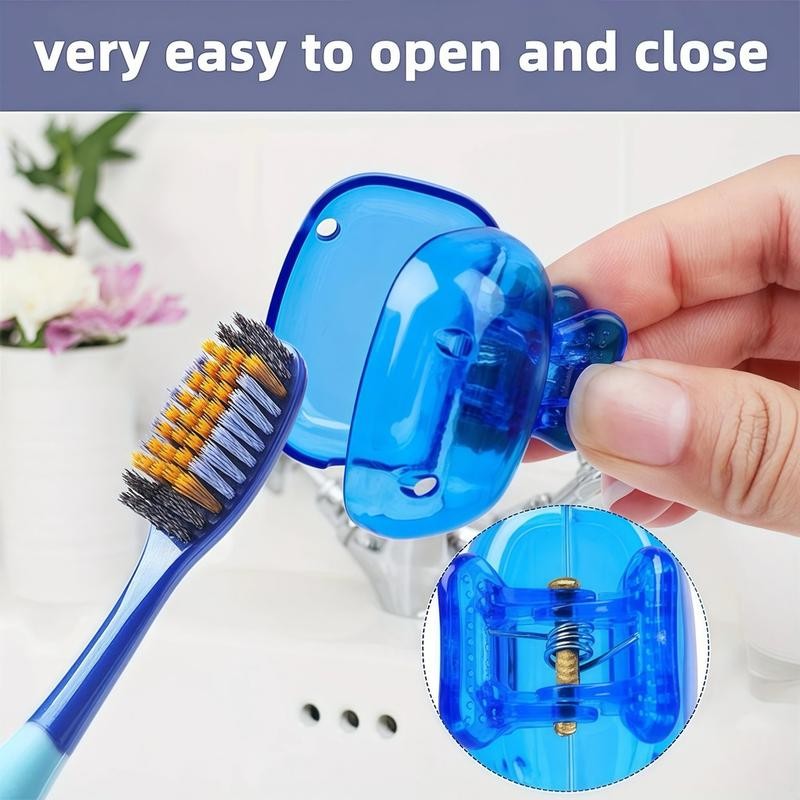 【READY STOCK】Toothbrush Head Cover | Portable Travel Toothbrush Cap | Hygienic Dustproof Toothbrush Protector 牙刷头保护套