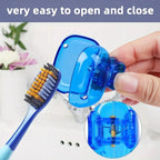 【READY STOCK】Toothbrush Head Cover | Portable Travel Toothbrush Cap | Hygienic Dustproof Toothbrush Protector 牙刷头保护套