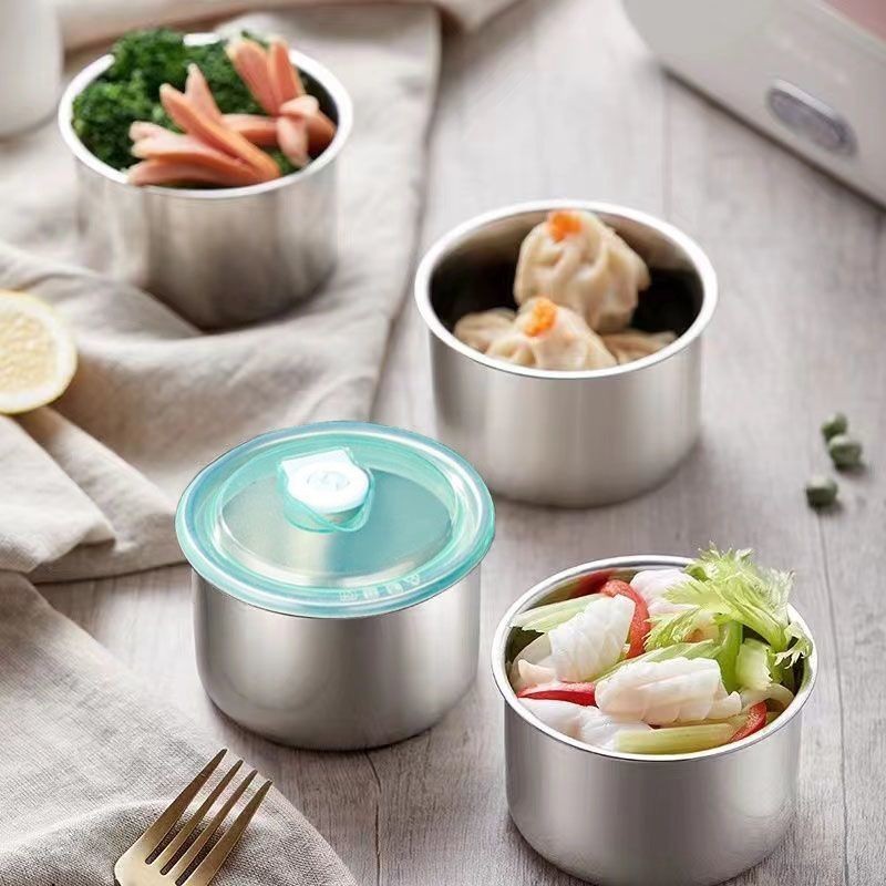 【READY STOCK】Stainless Steel Storage Box | Bekas Simpan Makanan 304 Organizer Crisper Fresh-Keeping with Lid Seal 保鲜收纳盒
