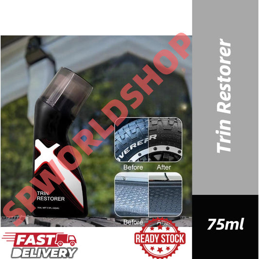 READY STOCK!!! Trin Restorer | Multi-Purpose Car Plastic & Leather Restorer | Dashboard & Trim Shine Cleaner 塑料件镀晶剂