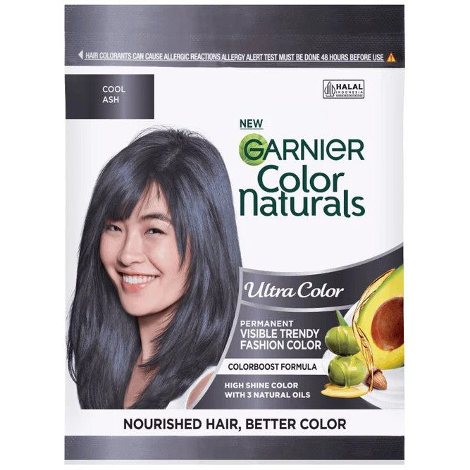 READY STOCK!!! Garnier Color Naturals | Long-Lasting Nourishing Cream Hair Color with Natural Oils | Grey Coverage