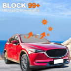 READY STOCK!!! Car Sunshade Reflective Laser Windshield Sun Shade UV Protection Foldable Sun Block Cover 镭射汽车遮阳挡