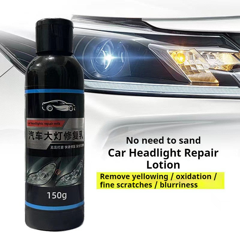 READY STOCK!!! Car Headlight Repair Lotion | Powerful Headlamp Cleaner & Restoration Polishing Cream 汽车大灯修复乳