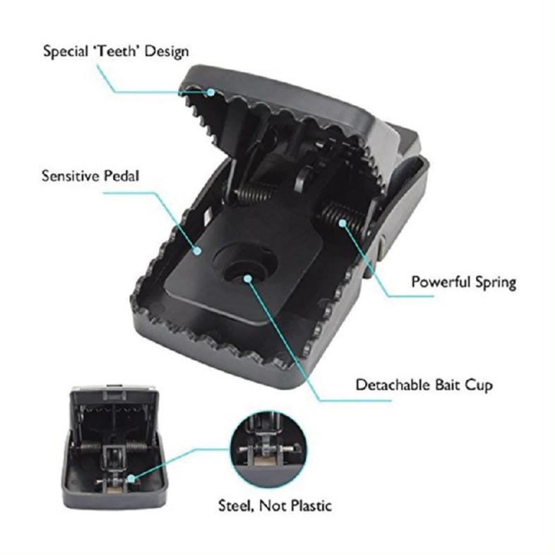 【READY STOCK】Mouse Trap | Strong Rat Trap Catcher | Reusable Rodent Control Snap Trap 老鼠夹