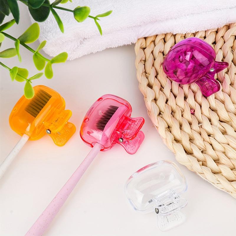 【READY STOCK】Toothbrush Head Cover | Portable Travel Toothbrush Cap | Hygienic Dustproof Toothbrush Protector 牙刷头保护套
