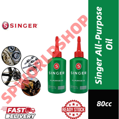 READY STOCK!!! Singer All Purpose Oil Multipurpose Lubricant for Sewing Machine, Home Appliances, Door Hinges, Tools