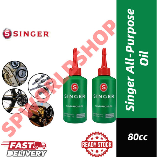 READY STOCK!!! Singer All Purpose Oil Multipurpose Lubricant for Sewing Machine, Home Appliances, Door Hinges, Tools