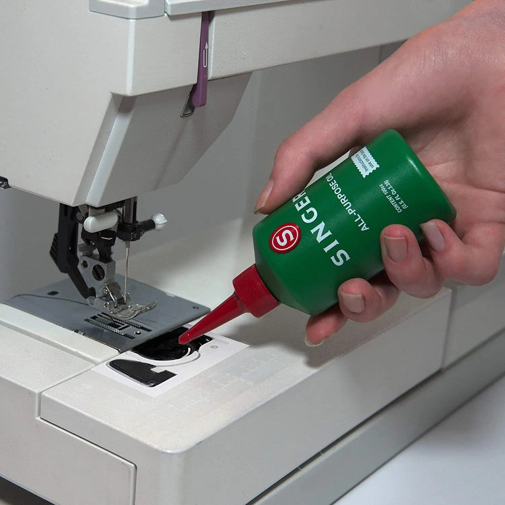SINGER All Purpose Oil (80ml) | Professional Lubricant for Sewing Machine, Door Hinge & Tools | Anti-Rust & Silent Motion 胜家万能润滑油 针车油 防锈静音