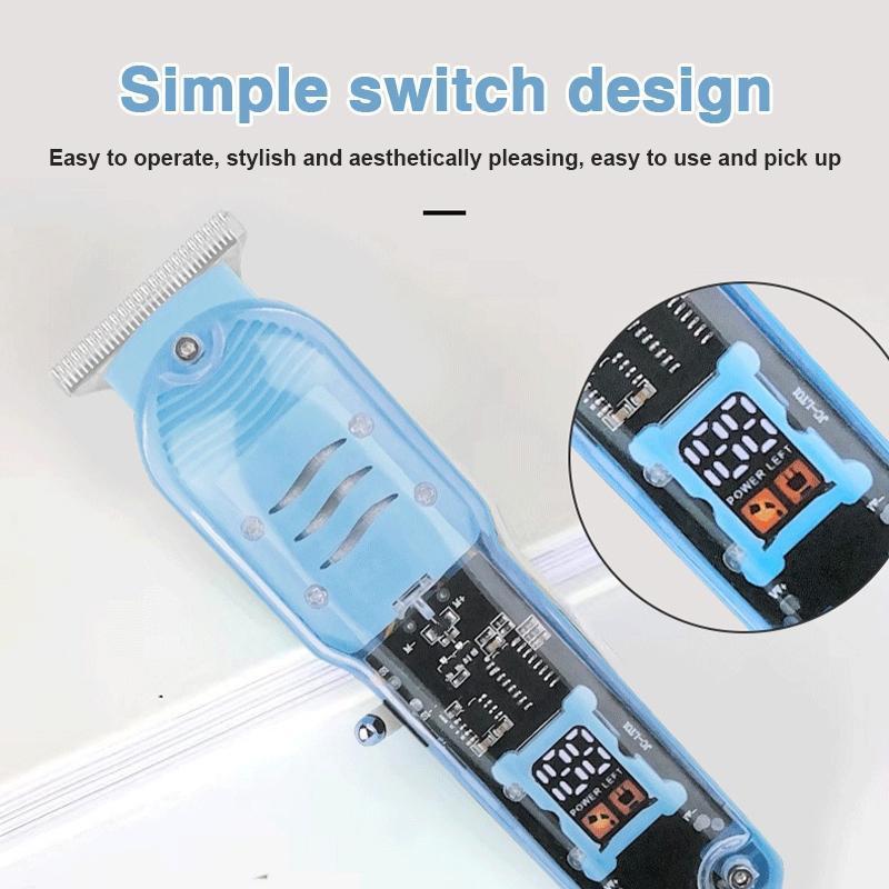 YX-999 PRO CLIPPER | 专业电动剪发器：LED 屏显 + USB 快充 | 低噪强劲动力 Professional LED Hair Clipper | High-Speed Motor & Low Noise Operation