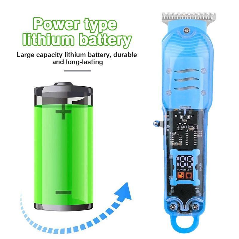 YX-999 PRO CLIPPER | 专业电动剪发器：LED 屏显 + USB 快充 | 低噪强劲动力 Professional LED Hair Clipper | High-Speed Motor & Low Noise Operation