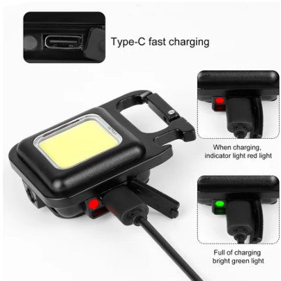 Chic LUMEN MINI | 极简微光：COB 多功能钥匙扣手电筒 Mini COB Keychain Light · Essential Everyday Carry