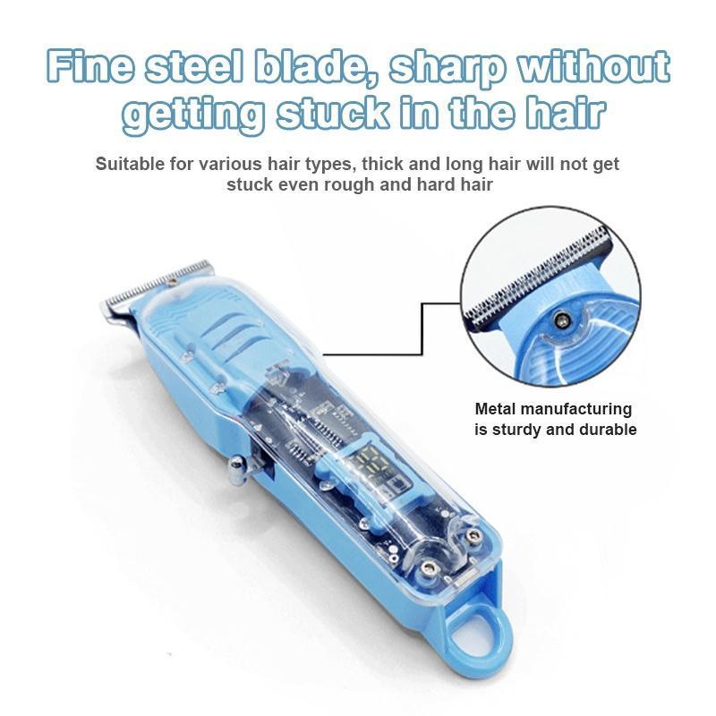 YX-999 PRO CLIPPER | 专业电动剪发器：LED 屏显 + USB 快充 | 低噪强劲动力 Professional LED Hair Clipper | High-Speed Motor & Low Noise Operation
