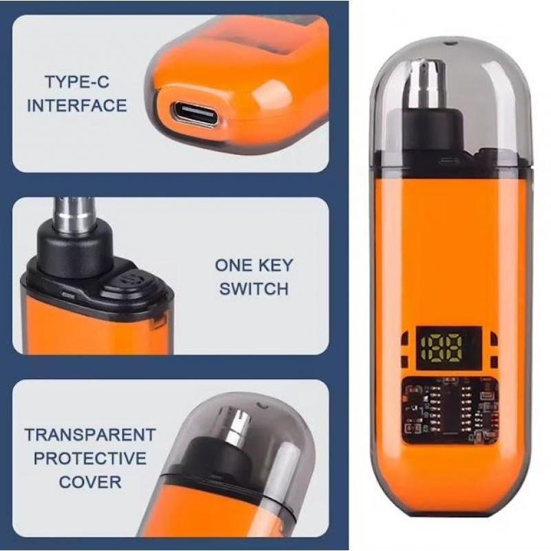 SJ005 PRO TRIMMER | 多功双向旋转刀头 | USB 快充 | 安全不伤鼻腔 Multi-Purpose Nose & Ear Trimmer | Safe 360° Rotating Blade System